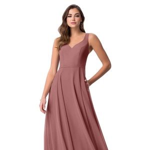NWT Azazie Briena in Dessert Rose